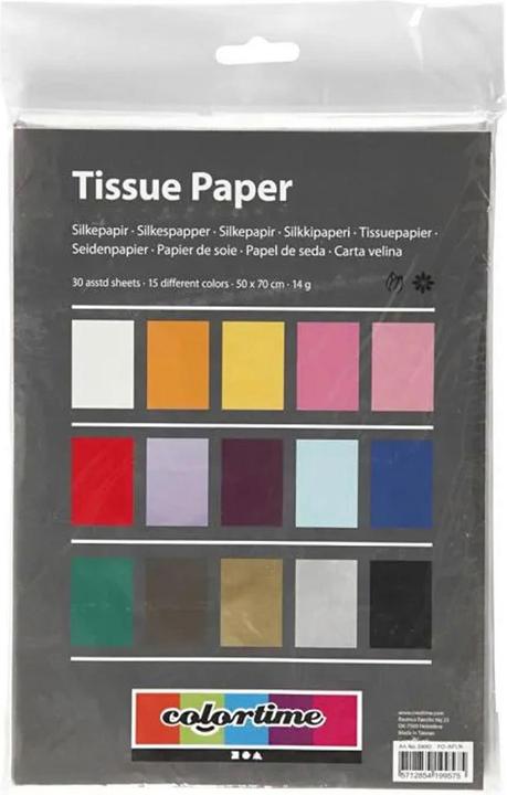 Actual product image Creativ Company Tissue paper Gekleurd, 30pcs. (30 x)