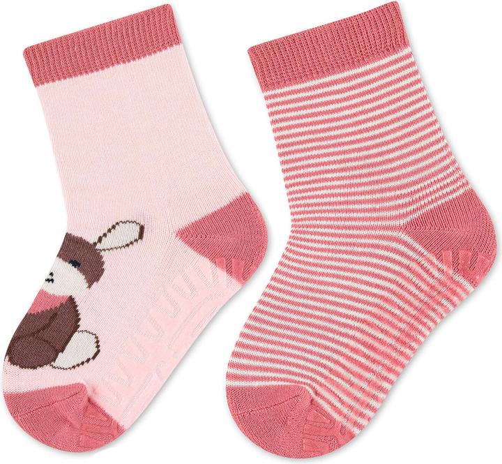 Sterntaler Antirutsch-Socken Emmi Girl 2er Set Rosa Gr. 23/24 (2er Pack, 24)