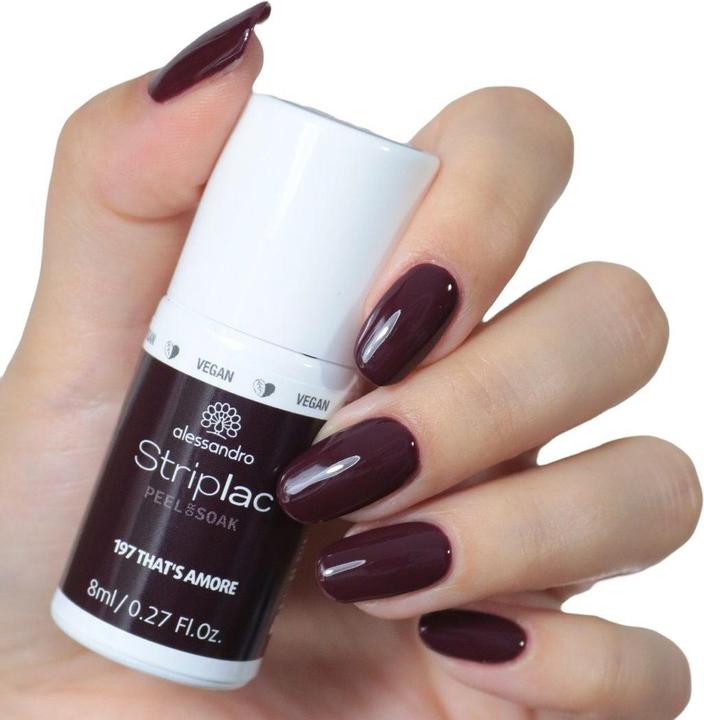 Image du produit Alessandro Striplac Peel or Soak off That's Amore (197 C'est l'amour, Vernis semi-permanent)