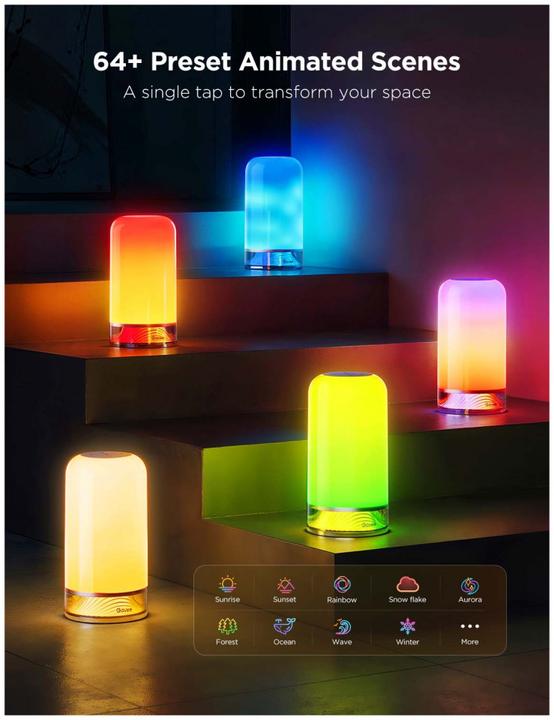 Actual product image Govee RGBICWW Table Lamp (500 lm)