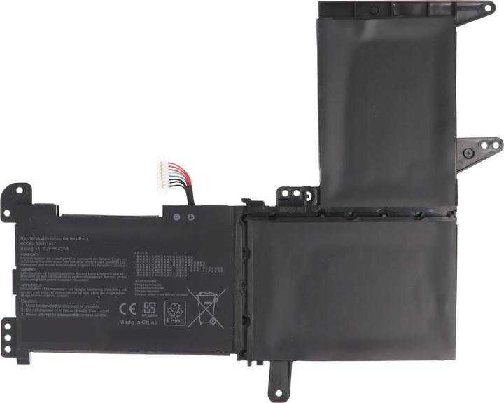 Actual product image AccuCell Battery ASUS Vivobook S510U, B31N1637 (3600 mAh)