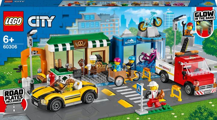 Immagine prodotto LEGO Strada commerciale della città con negozi 60306 (60306, LEGO City)