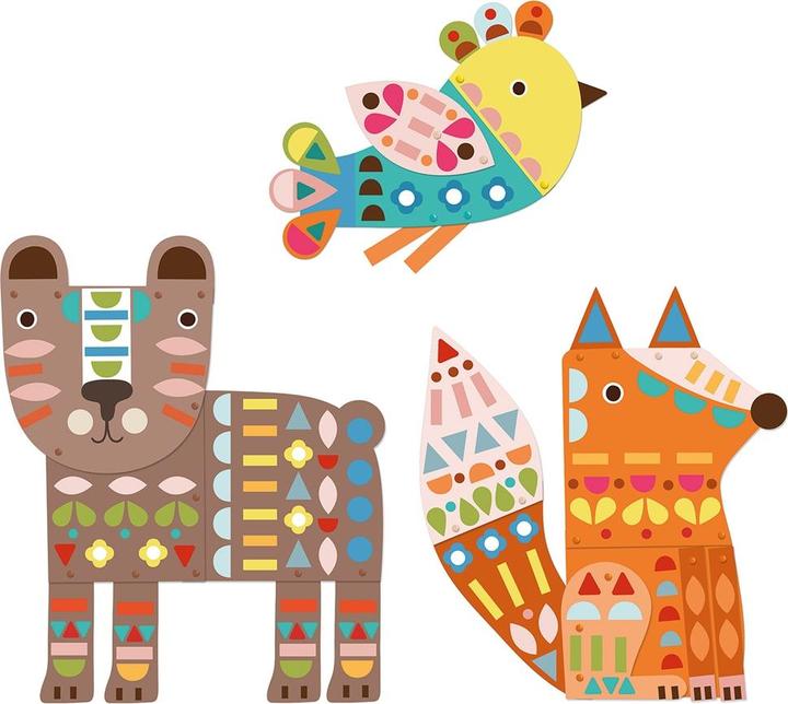 Immagine prodotto Djeco Creare con la carta - Grandi animali