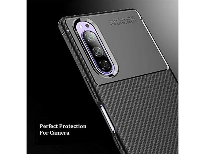 Image du produit Screenguard Sony Xperia 5 II Housse Design Carbone TPU Case (Sony Xperia 5 II)