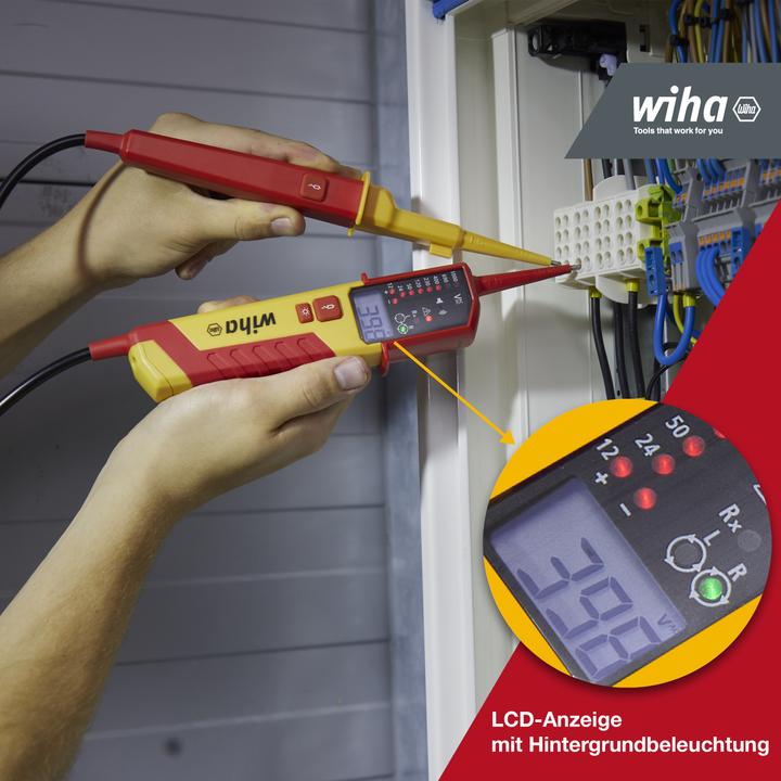 Produktbild Wiha Spannungs- und Durchgangsprüfer (CAT IV 600V, CAT III)