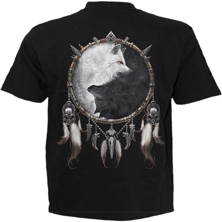 Actual product image Spiral Unisex Adult Wolf Chi T-Shirt (3XL)
