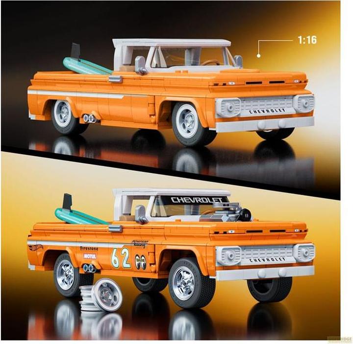 Actual product image Mattel Hot Wheels Building ELITE SERIES CHEVY
