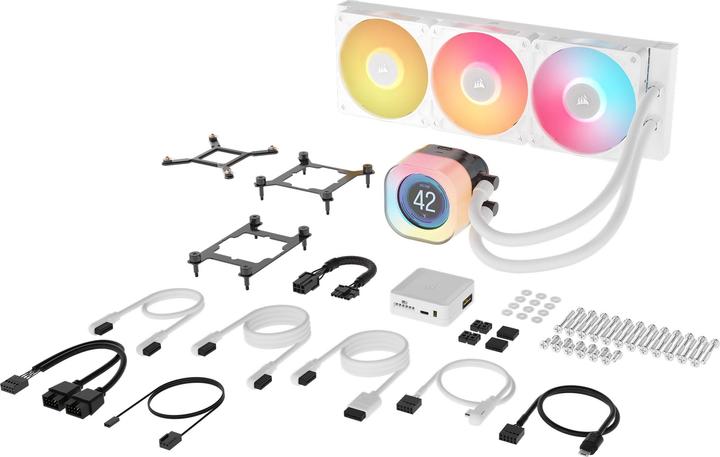 Produktbild Corsair iCUE LINK TITAN 360 RX LCD White