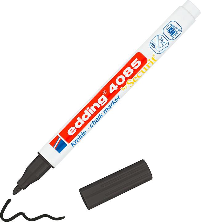 Produktbild Edding Kreidemarker (Schwarz, 1 mm, 1 x)