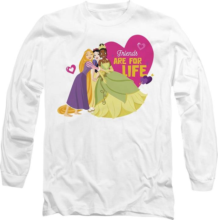 Image du produit Disney Princess - T-shirt FRIENDS ARE FOR LIFE - Adulte (M)