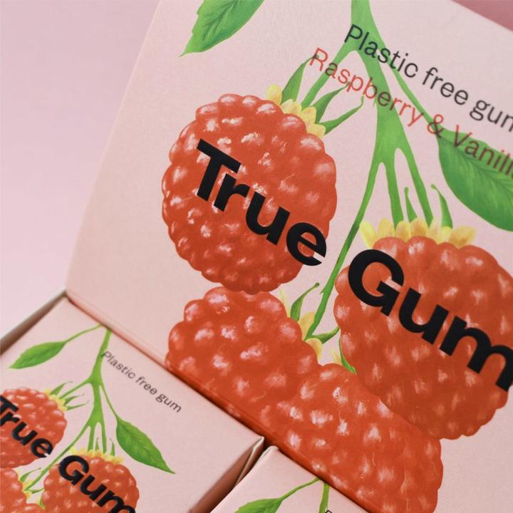 Image du produit True Gum Framboise et vanille (1 pcs, 21 g)