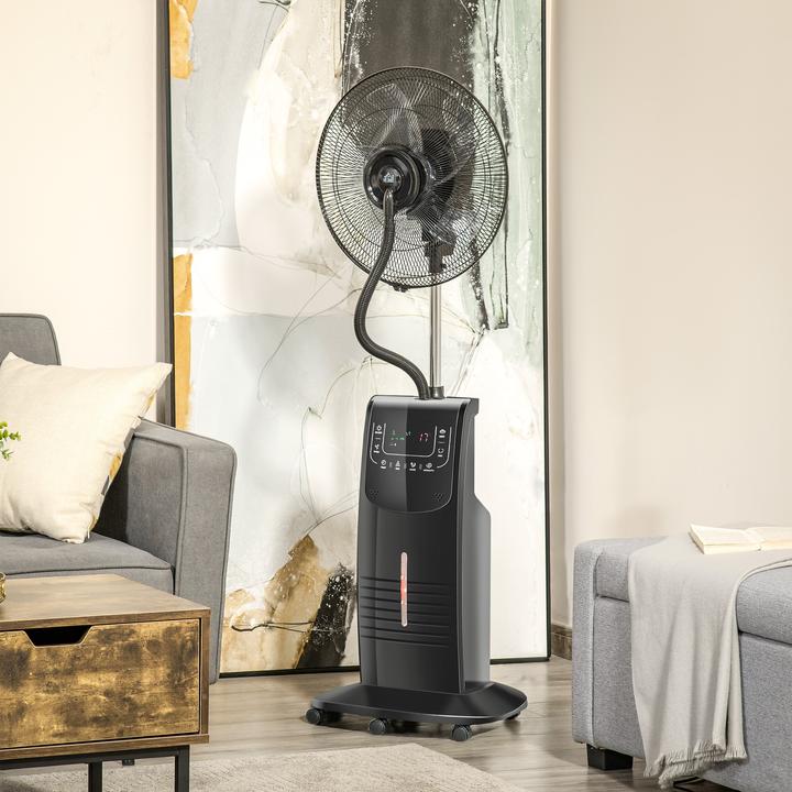 Immagine prodotto Homcom Ventilatore a piantana per nebbia