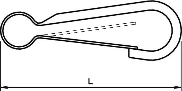 Produktbild BestaPac Karabinerhaken vernickelt 30mm