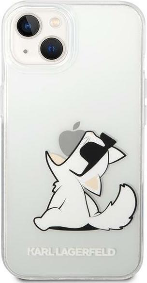 Actual product image Karl Lagerfeld iPhone 14 PC/TPU Choupette Eat Case for (Apple iPhone 14)