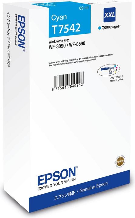 Immagine prodotto Epson Cartuccia d'inchiostro XXL ciano (C)