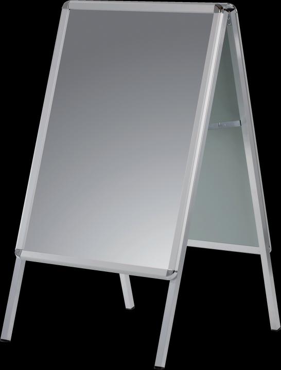 Image du produit Franken Panneau de trottoir standard BSA0 DIN A0 aluminium argenté (A0)