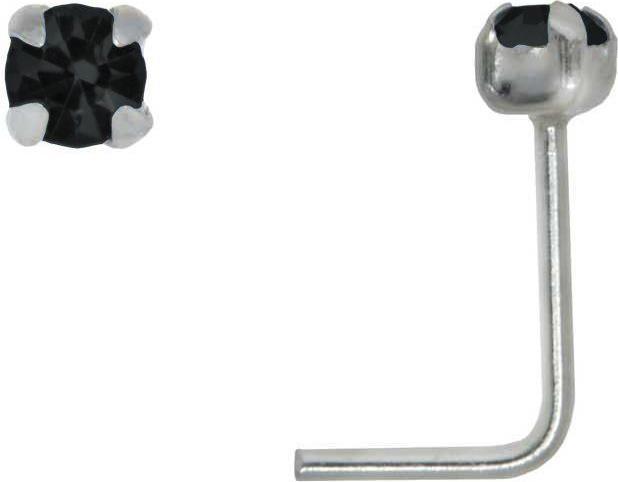 Bijouteria Nasenpiercing (Silber 925, Kristall)