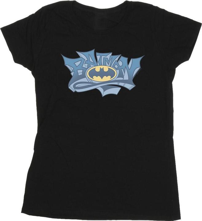 Batman Graffiti Logo Baumwoll TShirt