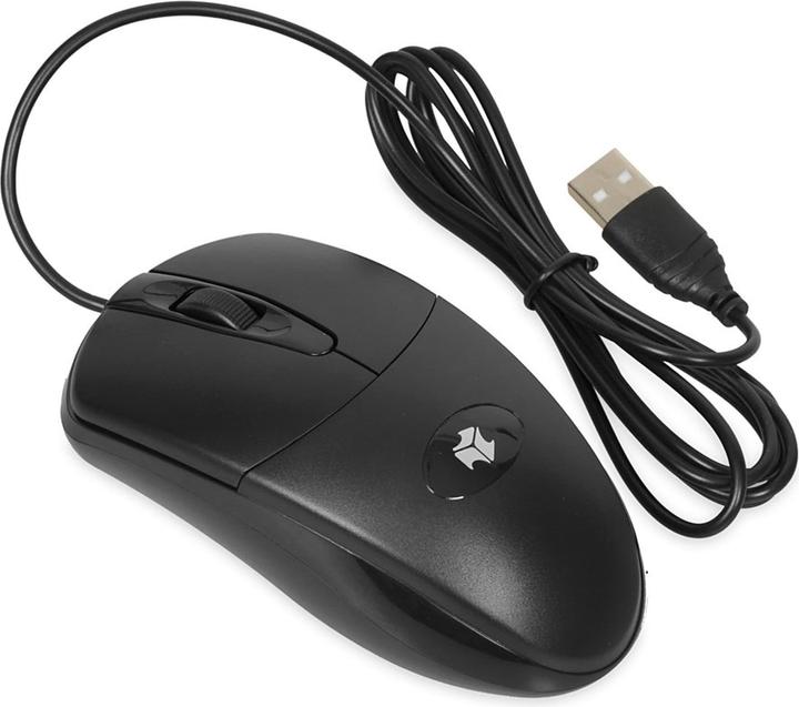 Produktbild iBox Mysz I-Box I010 Rook Przewodowa Czarna (Kabelgebunden)
