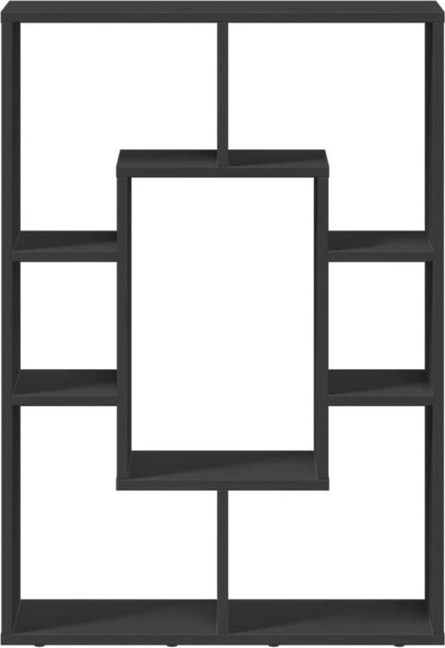 Produktbild VidaXL Bücherregal Raumteiler Standregal Aktenregal Büroregal Wandregal Schwarz (63 x 20 x 90 cm)