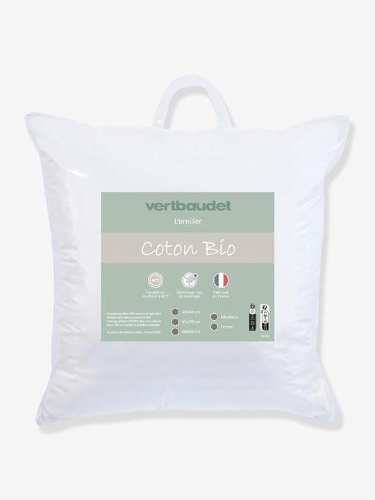 Produktbild Vertbaudet Weiches Kinder Kopfkissen aus Bio-Baumwolle (40 x 60 cm)