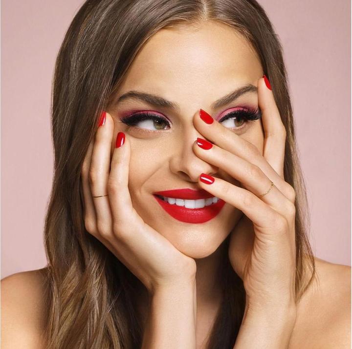 Produktbild KISS Gel Fantasy Nail Kit - Whatever (Kunstnägel, Durchsichtig, Rose)