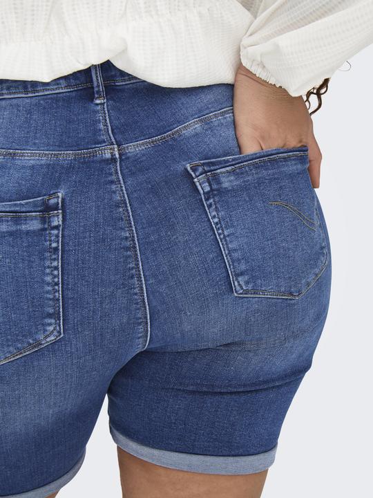 Actual product image Only Curvy CARLaola Reg destroyed denim shorts Denim shorts (44)