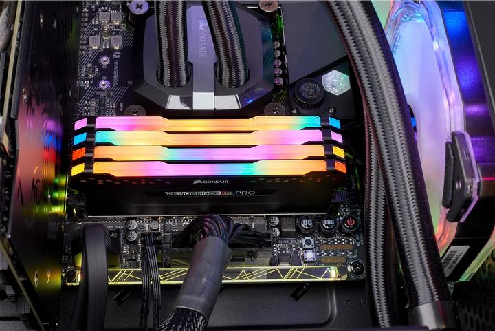 Actual product image Corsair Vengeance RGB Pro (4 x 16GB, 3200 MHz, DDR4-RAM, DIMM)