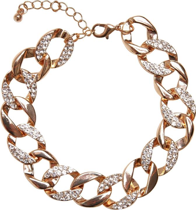 Image du produit Urban Classics Basic Diamond Necklace And Bracelet Set (100% zinc)