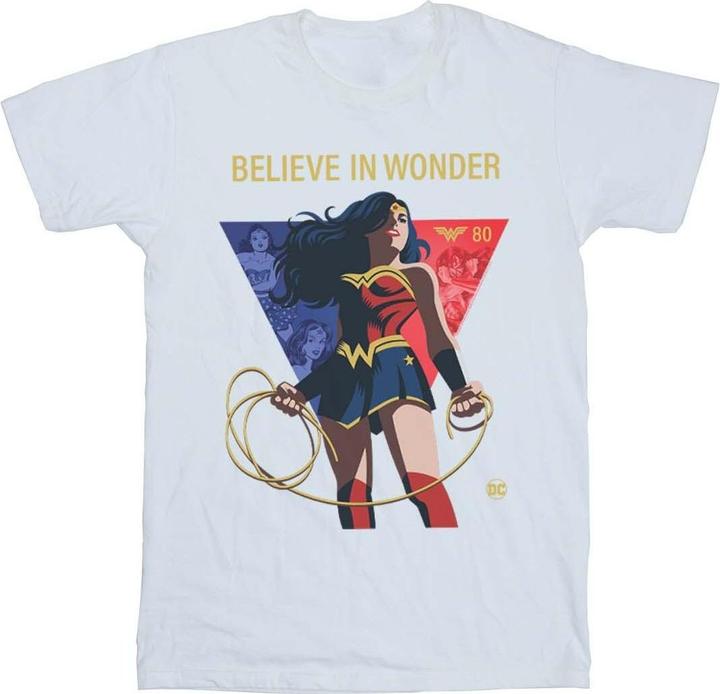 Produktbild Wonder Woman 80th Anniversary Believe In Wonder Pose TShirt (XXL)