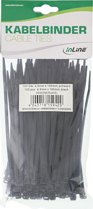 Actual product image InLine Cable tie (Plastic cable ties, 160 mm, 100 pcs.)
