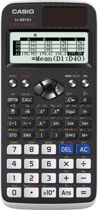 Actual product image Casio Fx-991ex (Batteries, Solar cells)