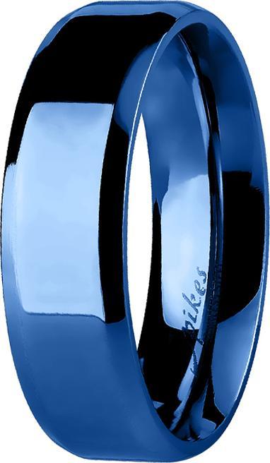 Produktbild Star Piercing Ring blau Kanten abgerundet (Chirurgenstahl 316L)