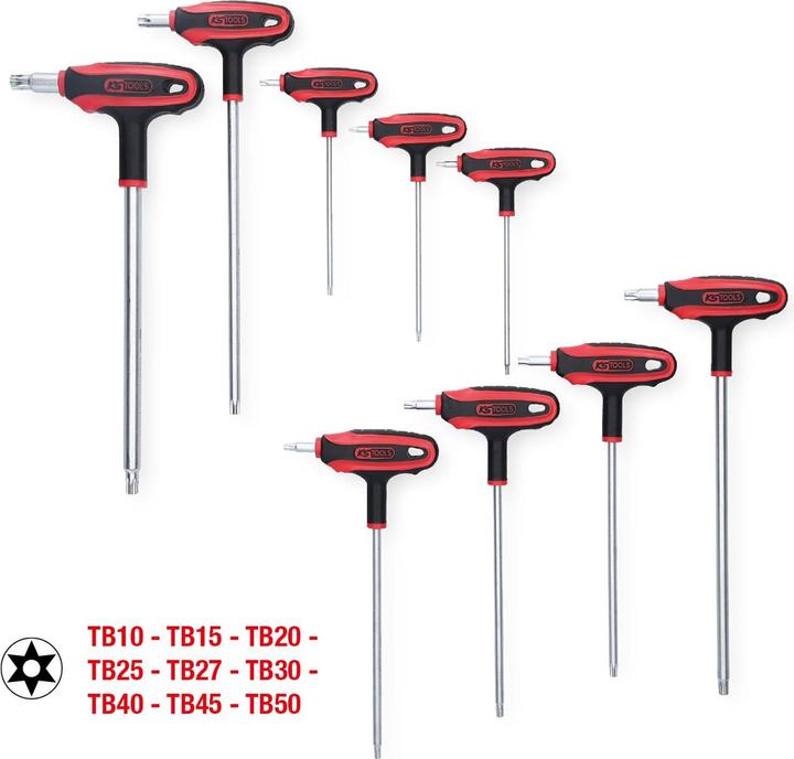 Produktbild KS Tools ERGOTORQUEplus® T-Griff-Schlüssel-Satz 151.8160