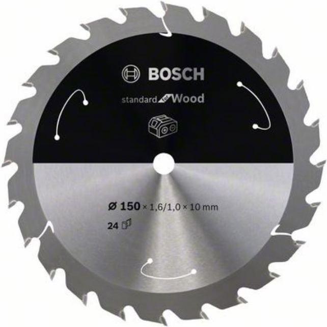 Bosch Professional Zubehör Cirkelzaagblad Standaard voor hout, 150x1.6/1x10, 24 tanden