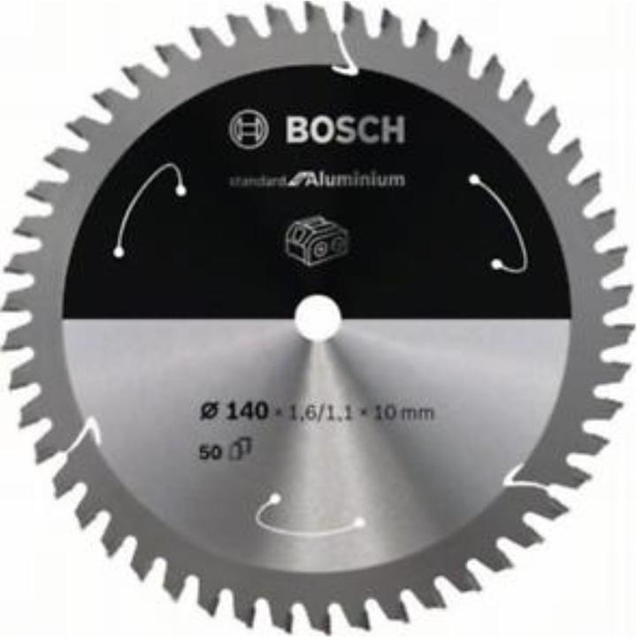 Bosch Professional Zubehör Cirkelzaagblad Standaard voor Aluminium, 140x1.6/1.1x10, 50 tanden