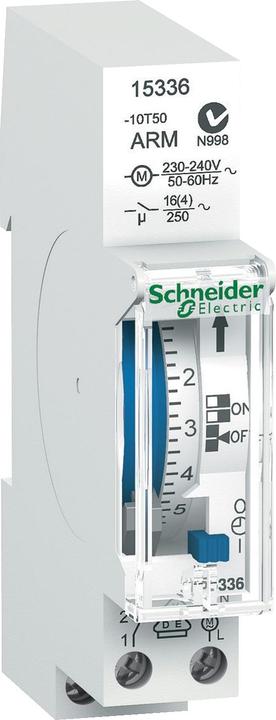 Immagine prodotto Schneider Electric Interruttore orario meccanico 18mm IH 24h 1c ARM
