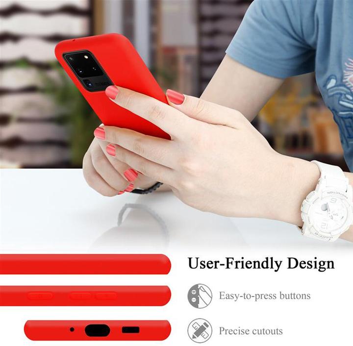 Actual product image Cadorabo TPU Liquid Silicone Case Cover (Samsung Galaxy S20 Ultra)