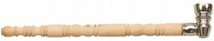 Actual product image Kulu Wood Metal Pipe 23.5 cm