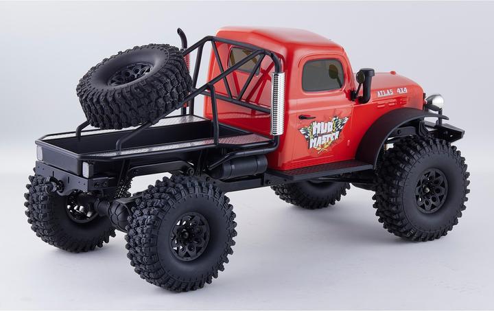 Immagine prodotto RocHobby Scala Crawler Atlas Mud Master 4WD Rosso, ARTR, 1:10 (RTR pronto all'uso)