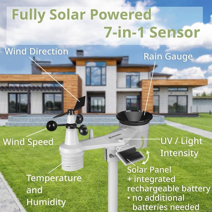 Image du produit Bresser Centre météorologique 7-en-1 solaire 6 jours 4cast Pro SF