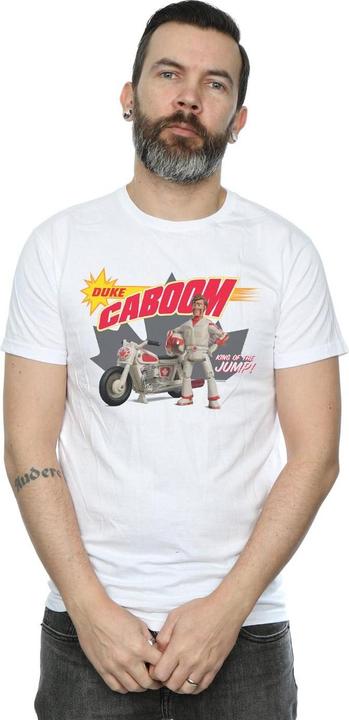 Actual product image Disney Mens Toy Story 4 Duke Caboom King Of The Jump T-Shirt (3XL)