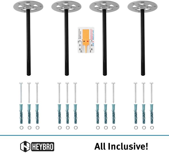 Produktbild Heybro Reifen-Wandhalterung Set