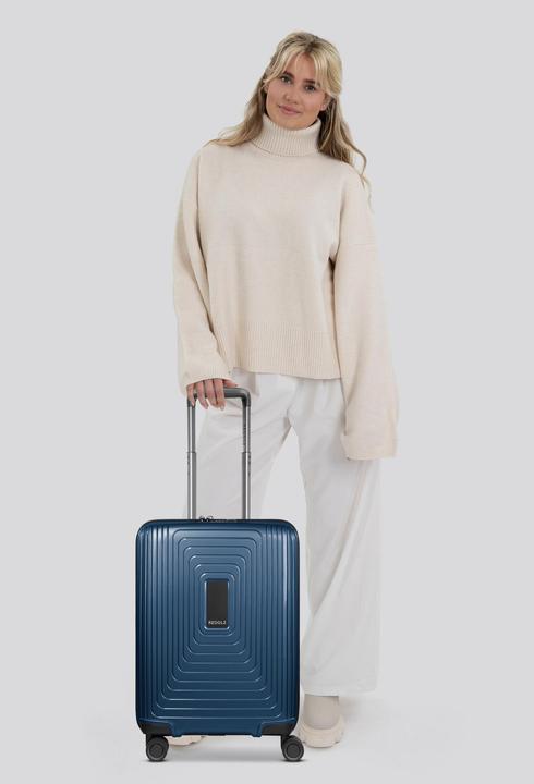 Immagine prodotto Redolz Essentials 14 Carrello da cabina a 4 ruote da 55 cm con piega elastica (46 l, Bagaglio a mano (fino a 50 litri))