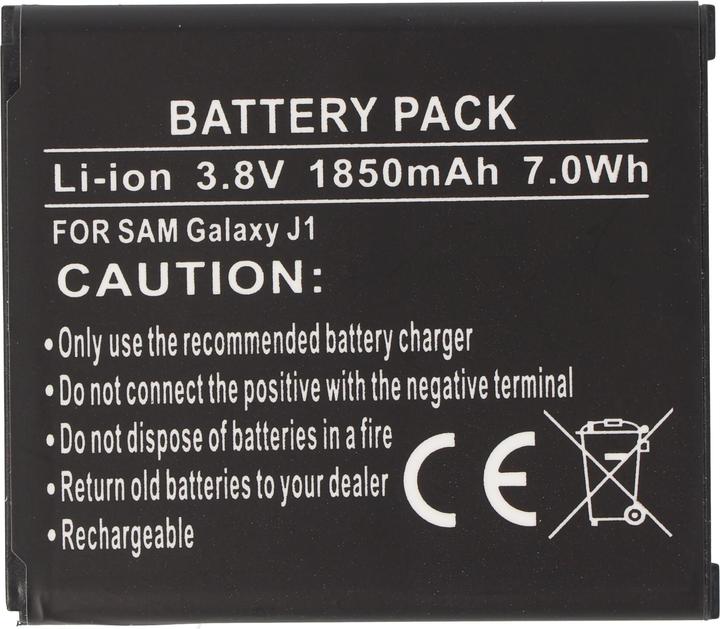 Actual product image Samsung Galaxy J1 Battery EB-BJ100CBE Battery EB-BJ100CBZ