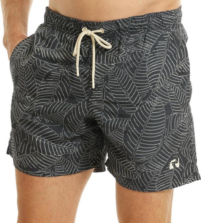 Actual product image Ript Essentials Mens Leaf Print Swim Shorts (M)