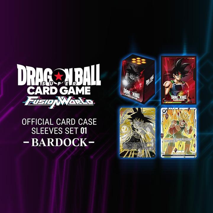 Produktbild Dragon Ball Fusion World Official Card Case + Sleeves Set 01 - Bardock