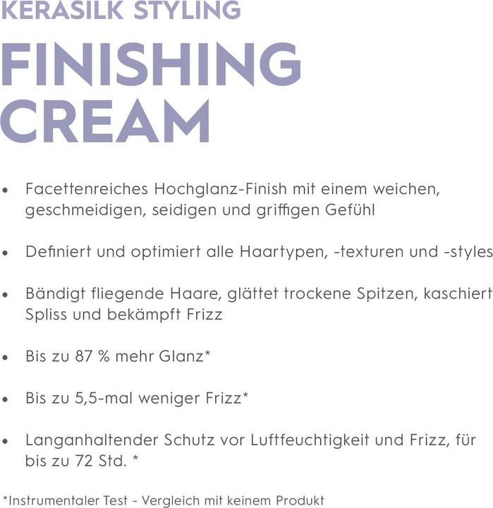 Produktbild Kerasilk Finishing Cream (Haarpaste, 50 ml)