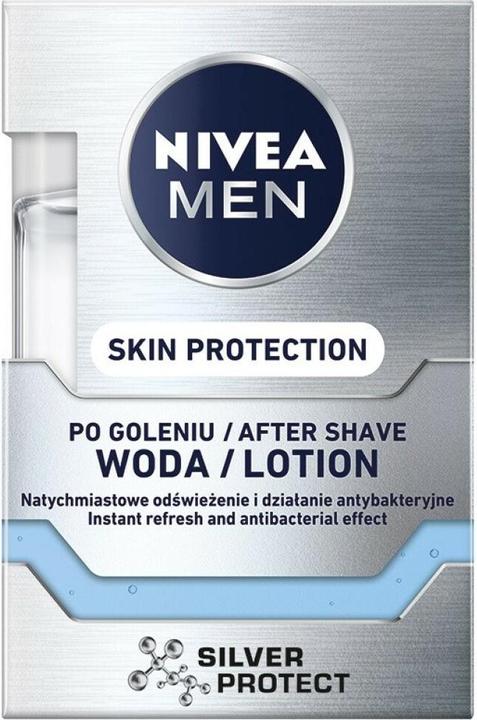 Produktbild NIVEA Men Skin Protection Rasierwasser Silver Protect 100ml (Rasierwasser, 100 ml)