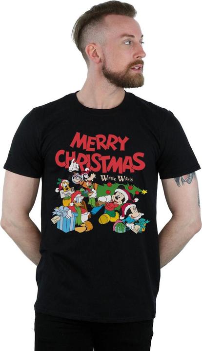 Image du produit Disney - T-shirt MICKEY AND FRIENDS WINTER WISHES - Homme (L)